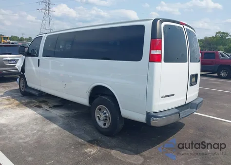 2020 Chevrolet Express Passenger Rwd 3500 Extended Wheelbase Lt from USA, damaged, VIN 1GAZGPFG9L1120984